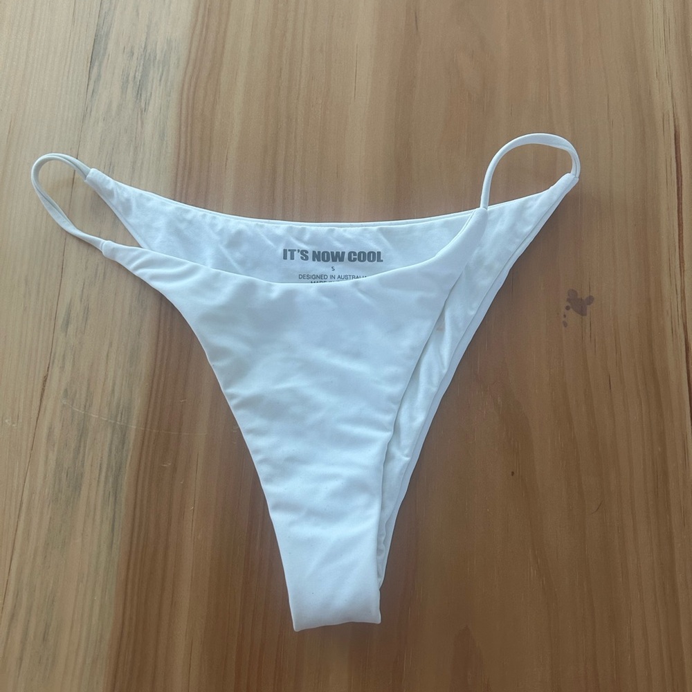 Women's White Swim Bottom